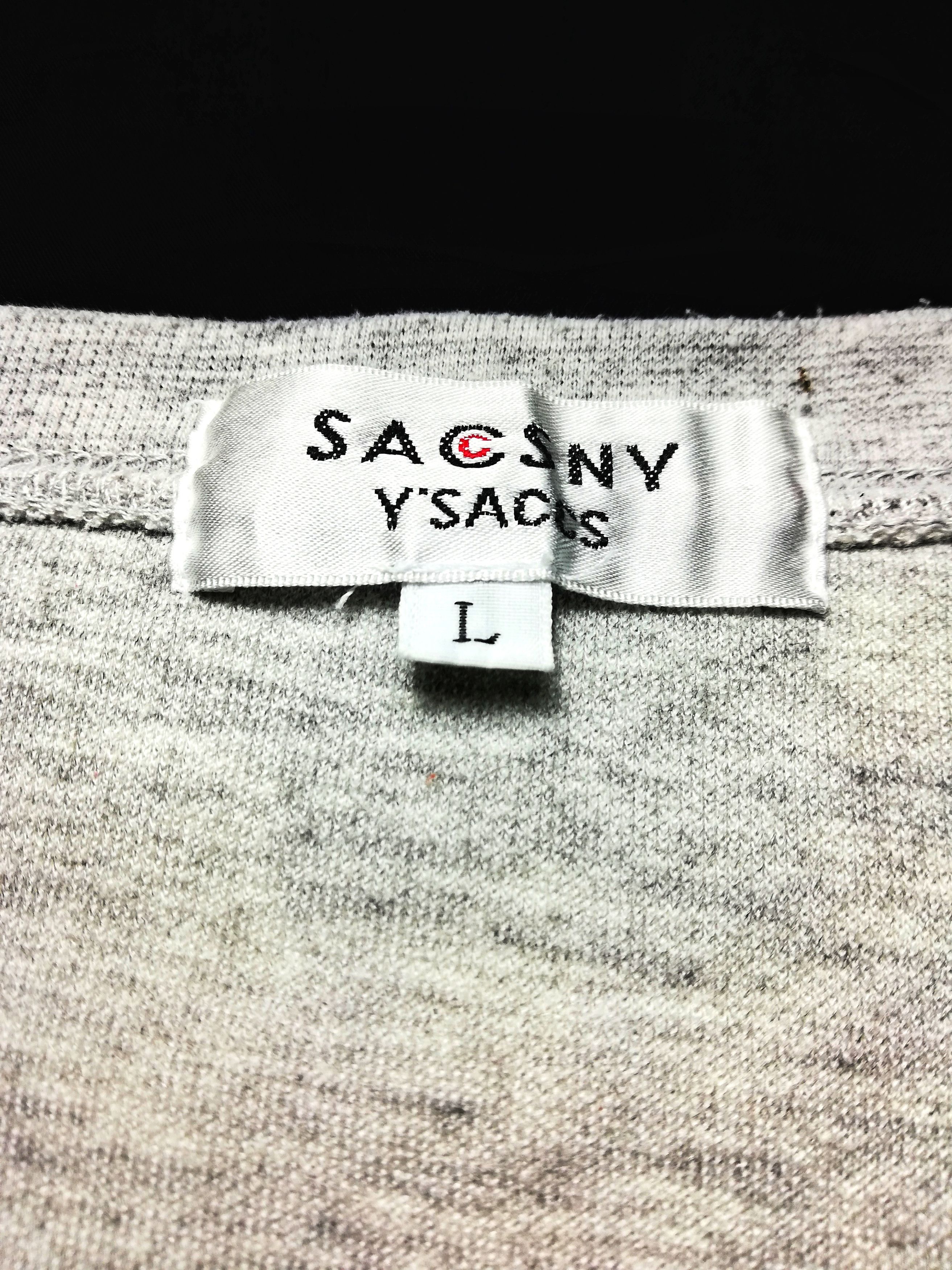 Yohji Yamamoto 🔥Y’saccs By Yohji Yamamoto Button Henley Long Sleeve Shirt Size US M / EU 48-50 / 2 - 7 Thumbnail