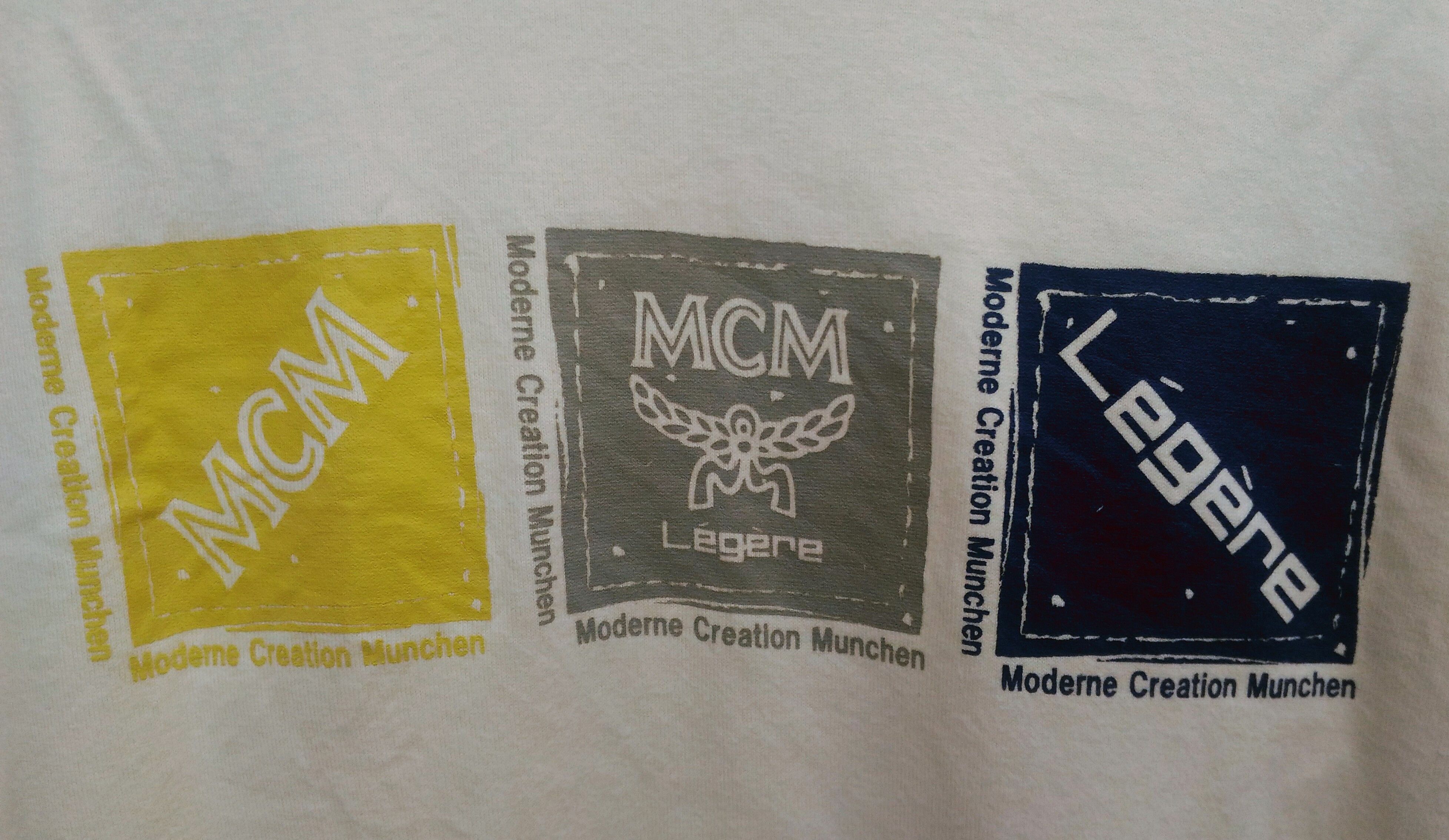 MCM MCM Big Logo T-Shirt Size M Medium Size US M / EU 48-50 / 2 - 2 Thumbnail