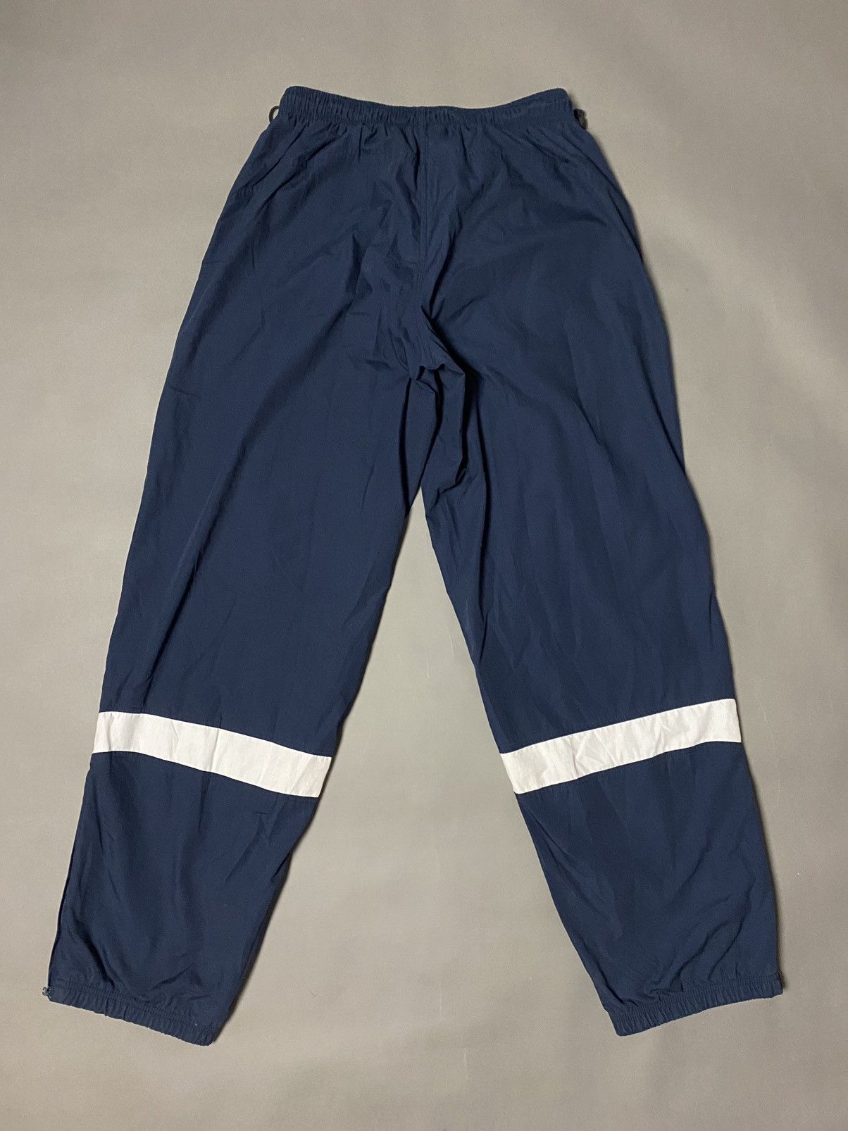 Nike × Vintage Nike vintage navy track pants small swoosh 2000s Size US 32 / EU 48 - 5 Thumbnail
