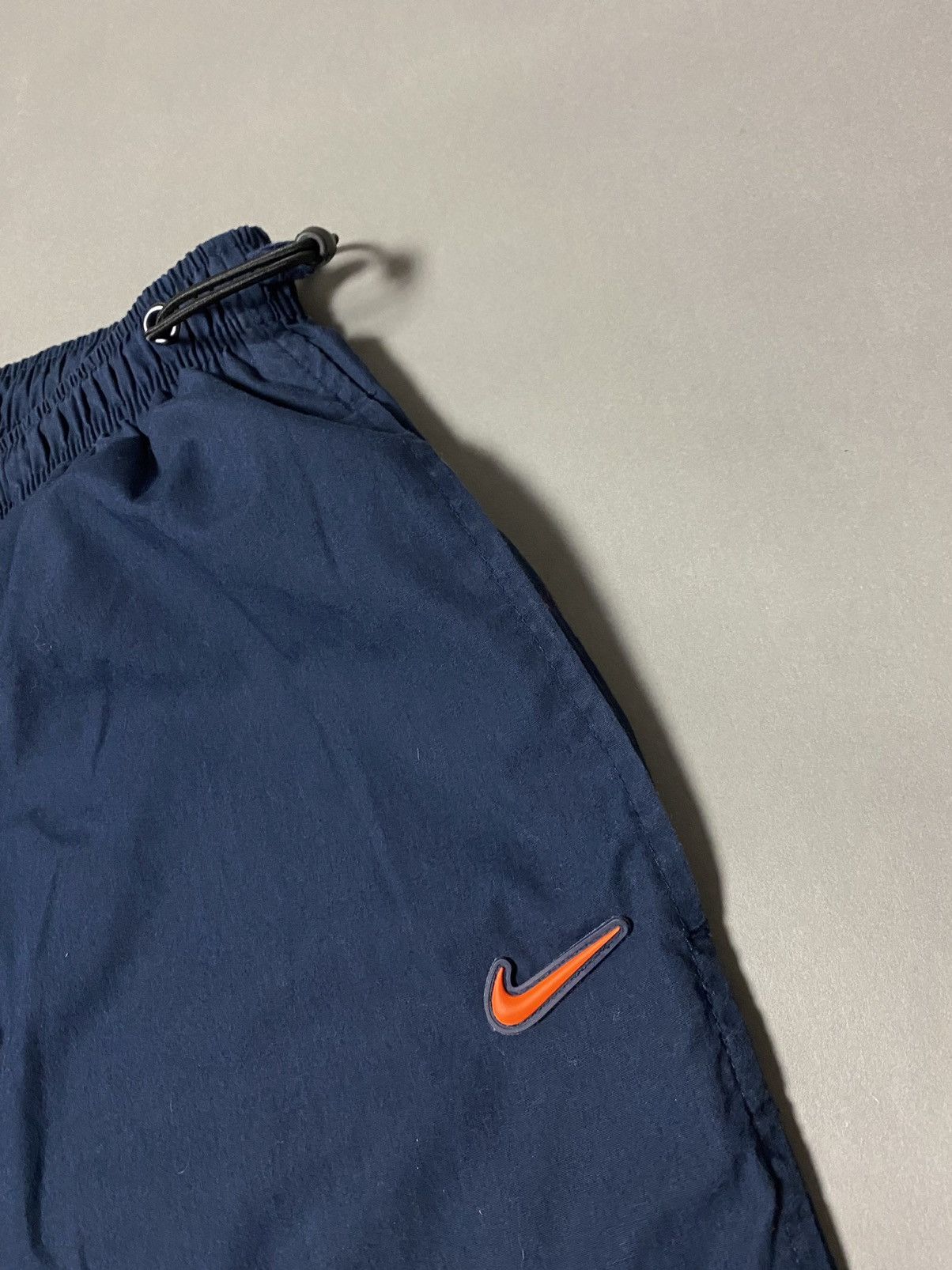Nike × Vintage Nike vintage navy track pants small swoosh 2000s Size US 32 / EU 48 - 4 Thumbnail
