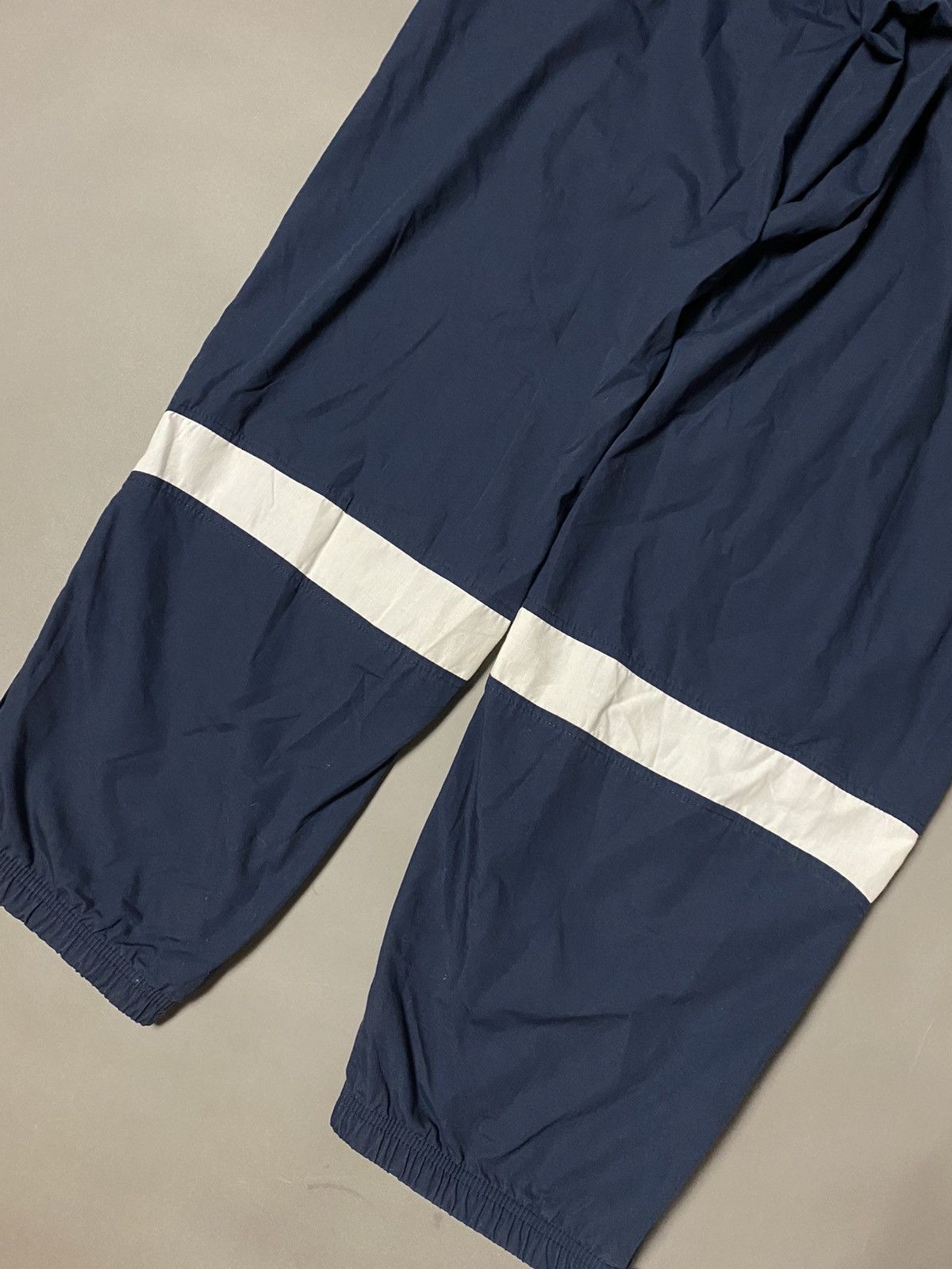 Nike × Vintage Nike vintage navy track pants small swoosh 2000s Size US 32 / EU 48 - 6 Thumbnail