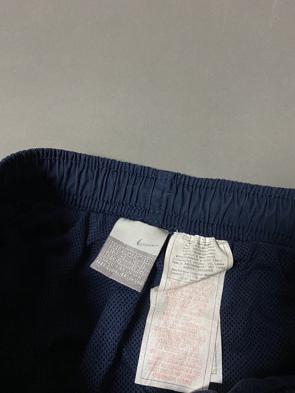 Nike × Vintage Nike vintage navy track pants small swoosh 2000s Size US 32 / EU 48 - 3 Thumbnail