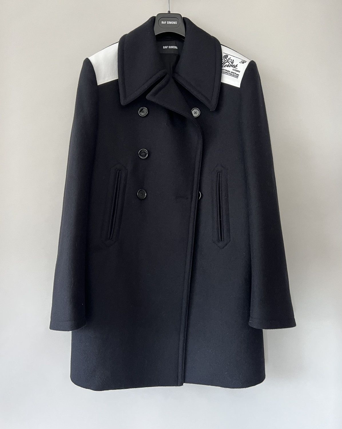 Fred Perry × Raf Simons RAF SIMONS X FRED PERRY AW2020 Wool Coat 