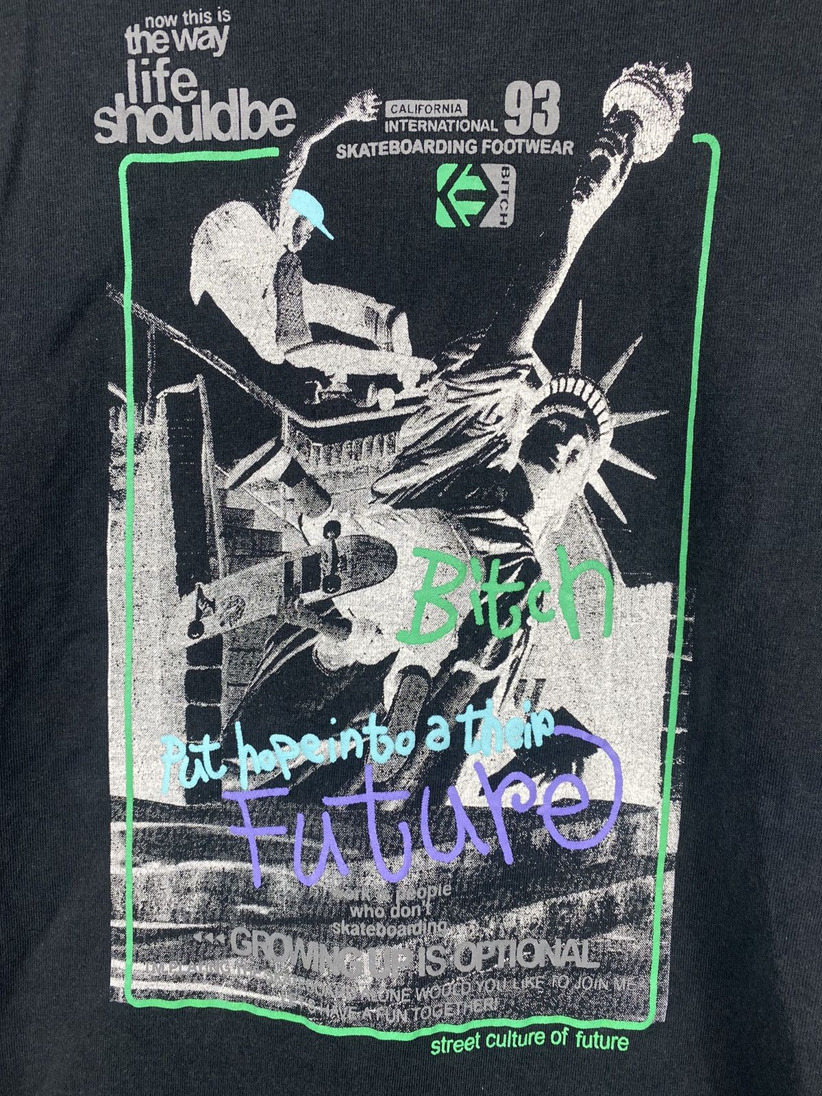 Welcome Skateboards Insane🔥🔥Bitch Skateboard Tee Size US S / EU 44-46 / 1 - 3 Thumbnail