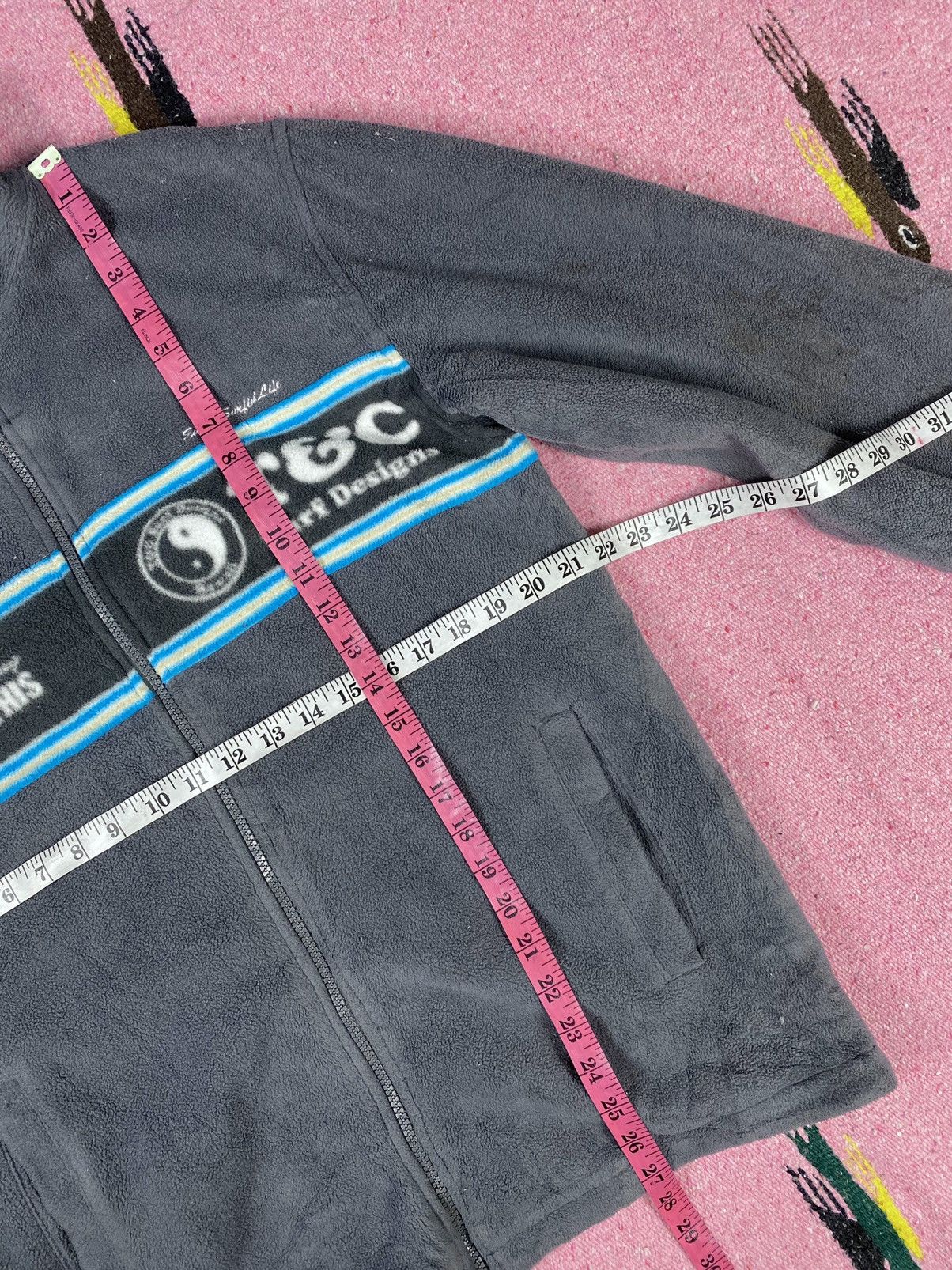 Other T & C Piko Surf Soft Fleece Zip Up Jacket Size US M / EU 48-50 / 2 - 5 Thumbnail