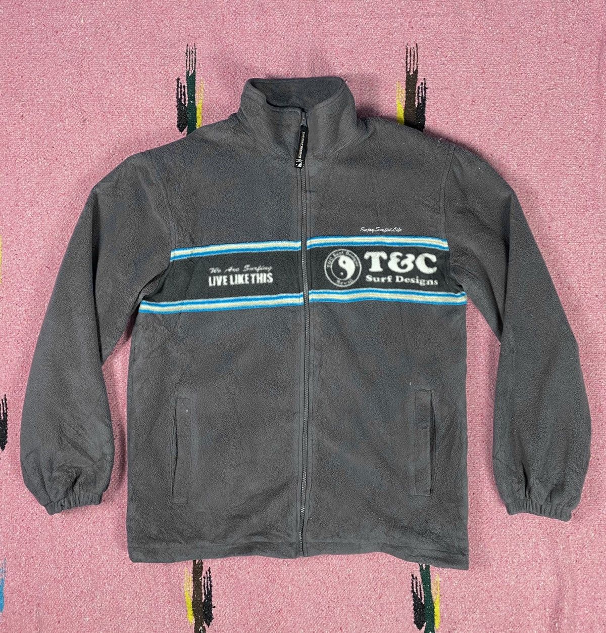 Other T & C Piko Surf Soft Fleece Zip Up Jacket Size US M / EU 48-50 / 2 - 1 Thumbnail