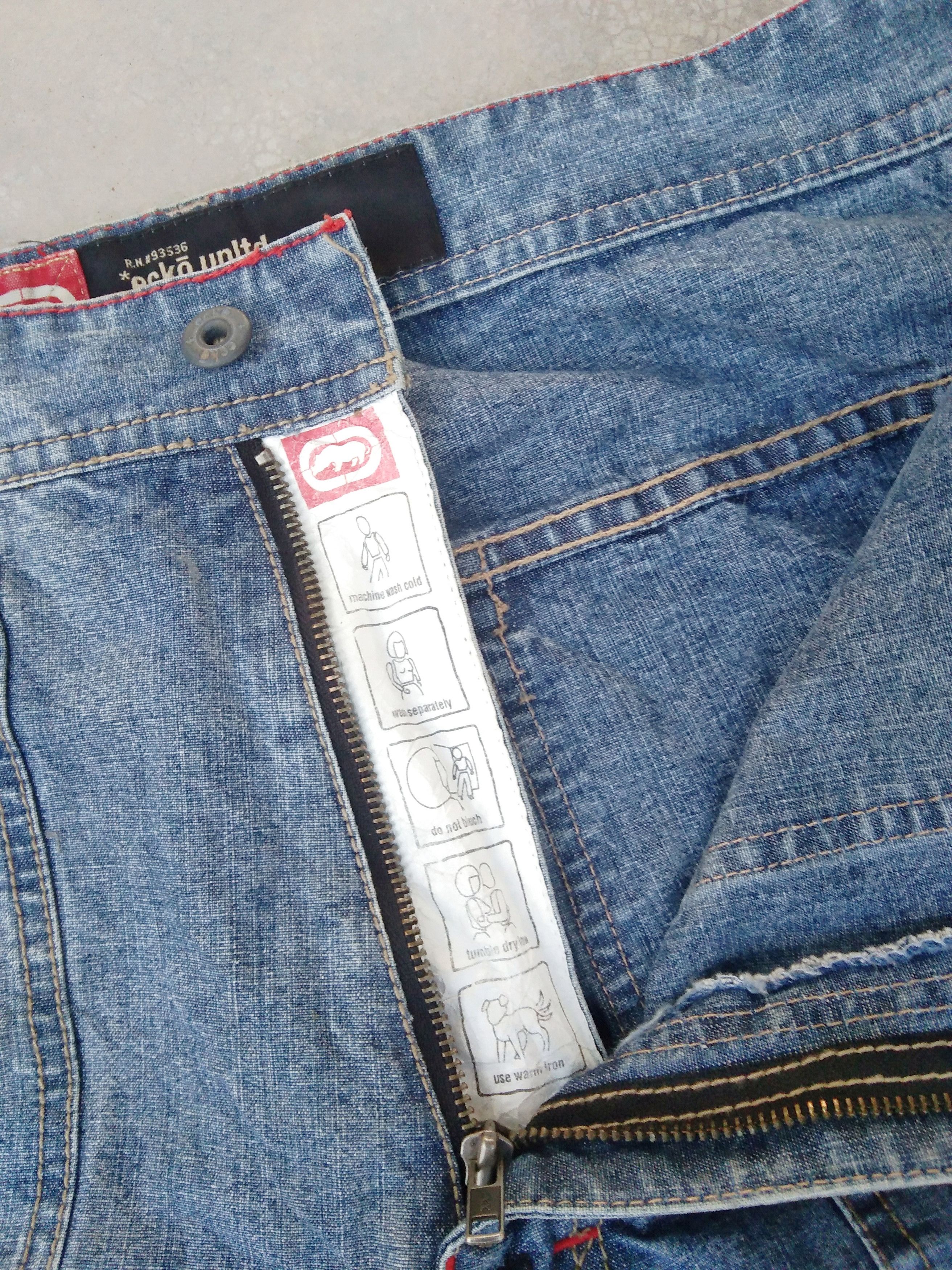 Ecko Unltd. Vintage Ecko Unltd. Baggy Jeans 36x33 Size US 36 / EU 52 - 10 Thumbnail
