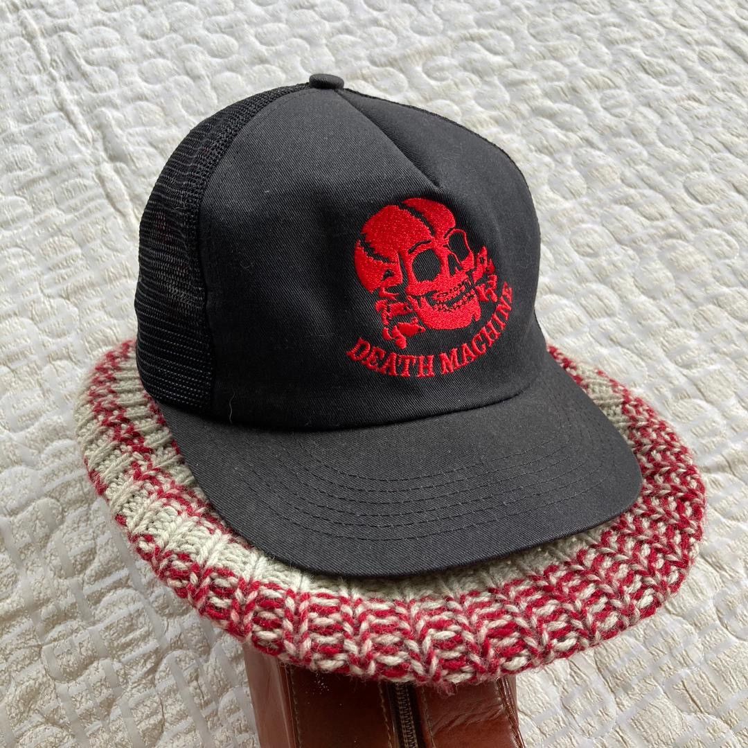 Vintage Vintage Death Machine Trucker Cap Size ONE SIZE - 1 Thumbnail