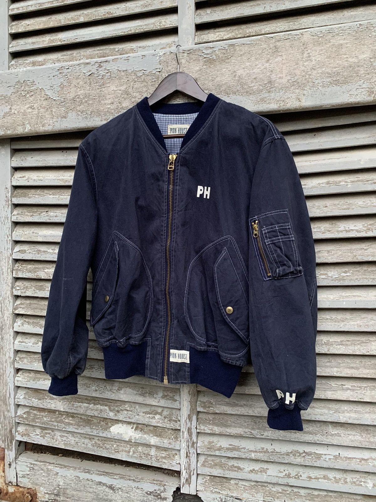 Pink House 🔥VINTAGE PINK HOUSE BOMBER JACKET MADE IN JAPAN Size US M / EU 48-50 / 2 - 2 Thumbnail