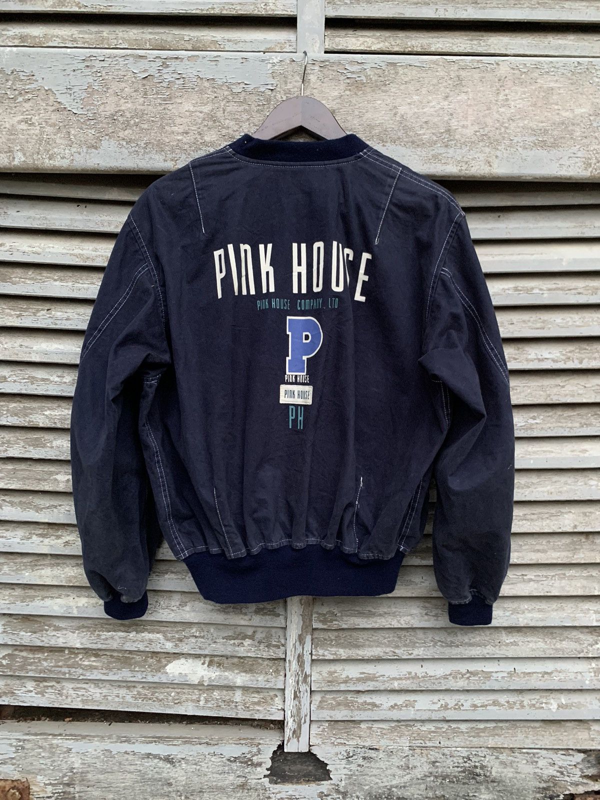 Pink House 🔥VINTAGE PINK HOUSE BOMBER JACKET MADE IN JAPAN Size US M / EU 48-50 / 2 - 4 Thumbnail