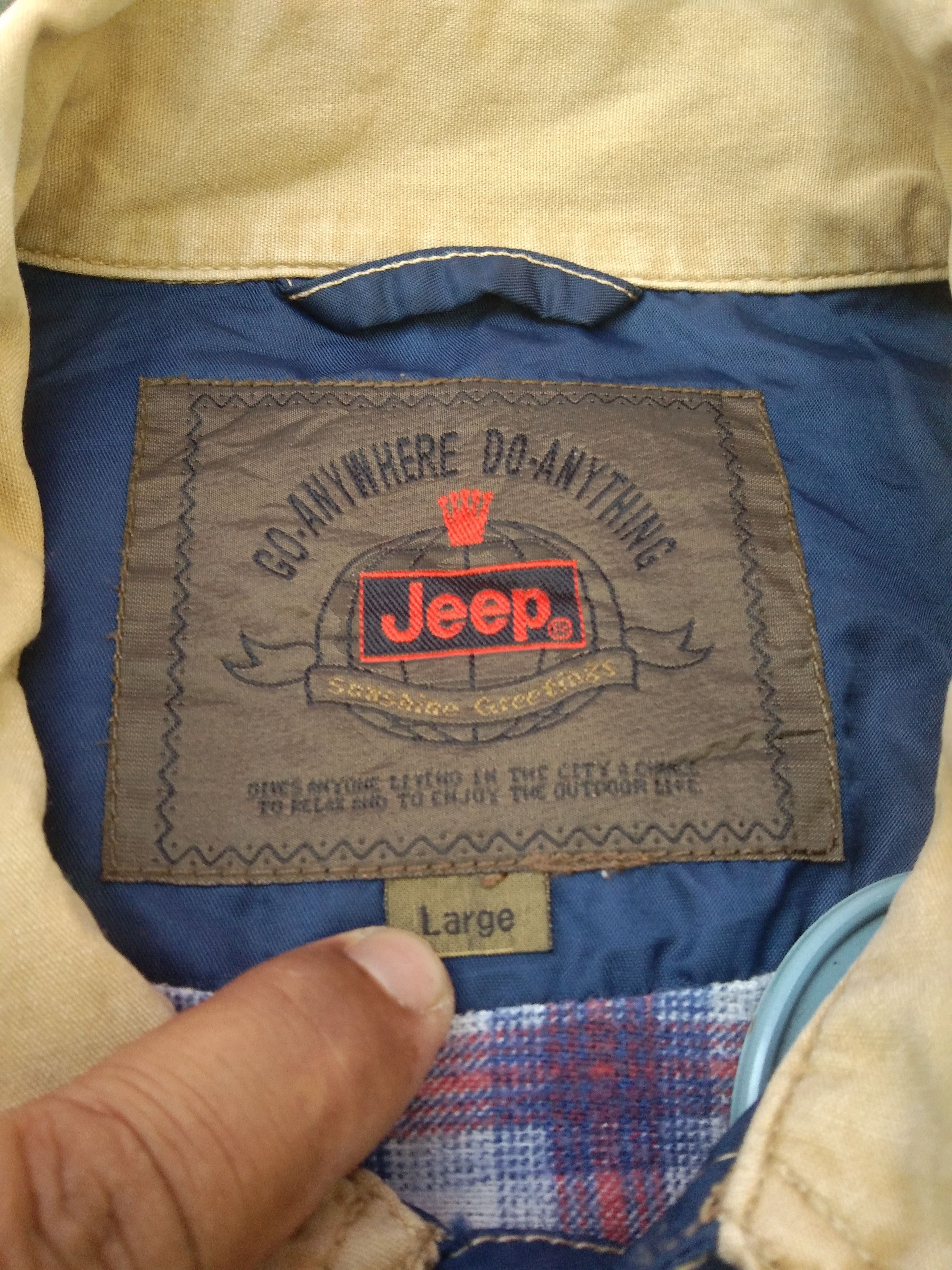 Jeep × Vintage VINTAGE JEEP MEN'S CHORE JACKET Size US L / EU 52-54 / 3 - 8 Thumbnail