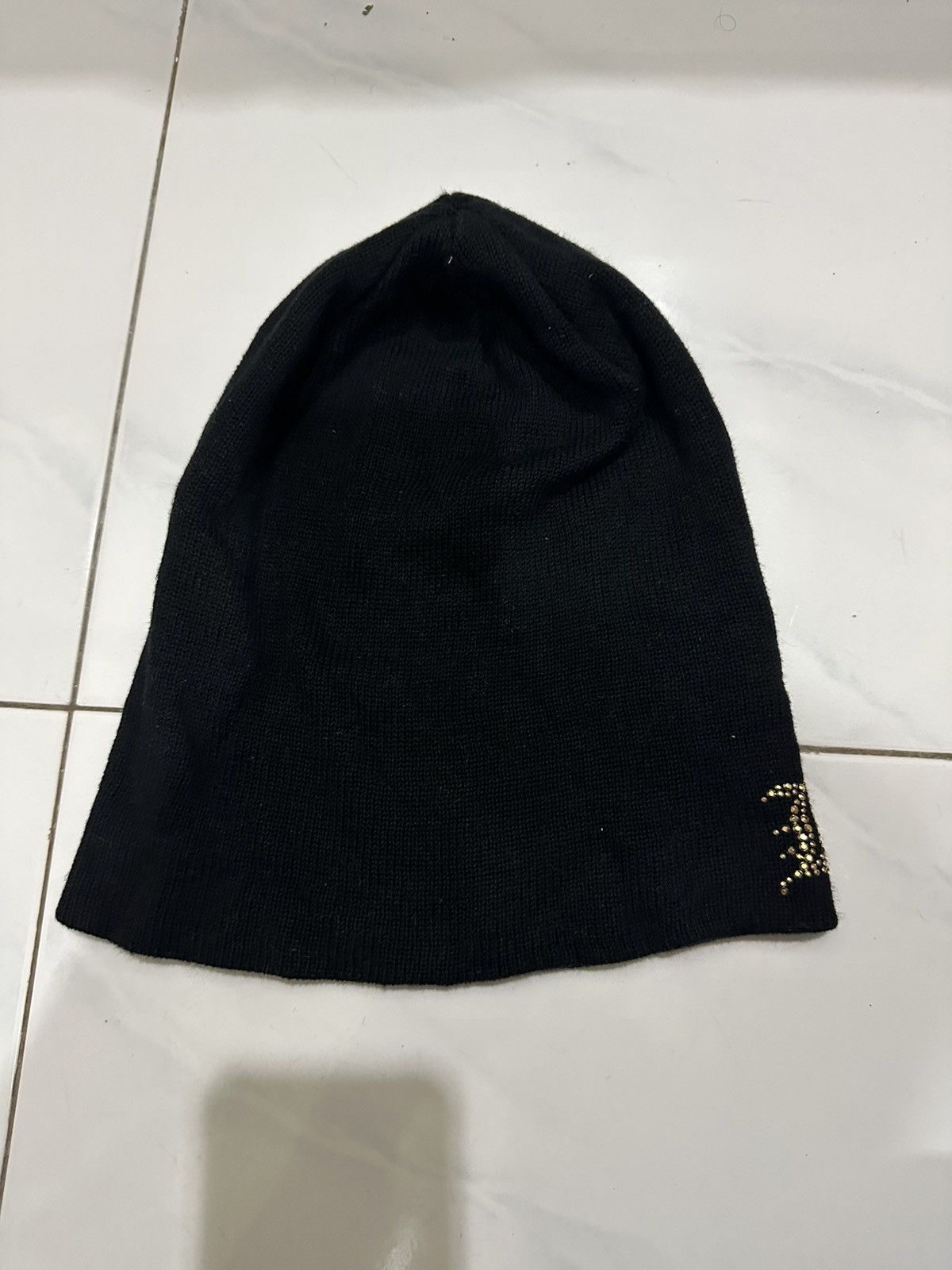 Japanese Brand RARE Swarovski Boston Jeans Day & My Skull Beanie Size ONE SIZE - 3 Thumbnail