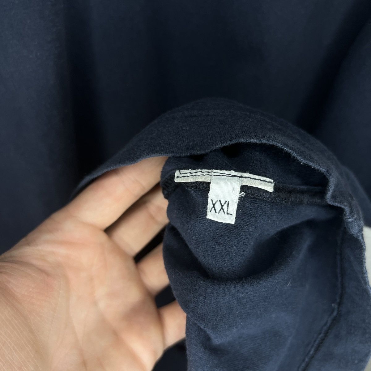 Stone Island Stone Island Polo Tee Tshirt Navy Logo Wind Rose Size US XXL / EU 58 / 5 - 7 Thumbnail