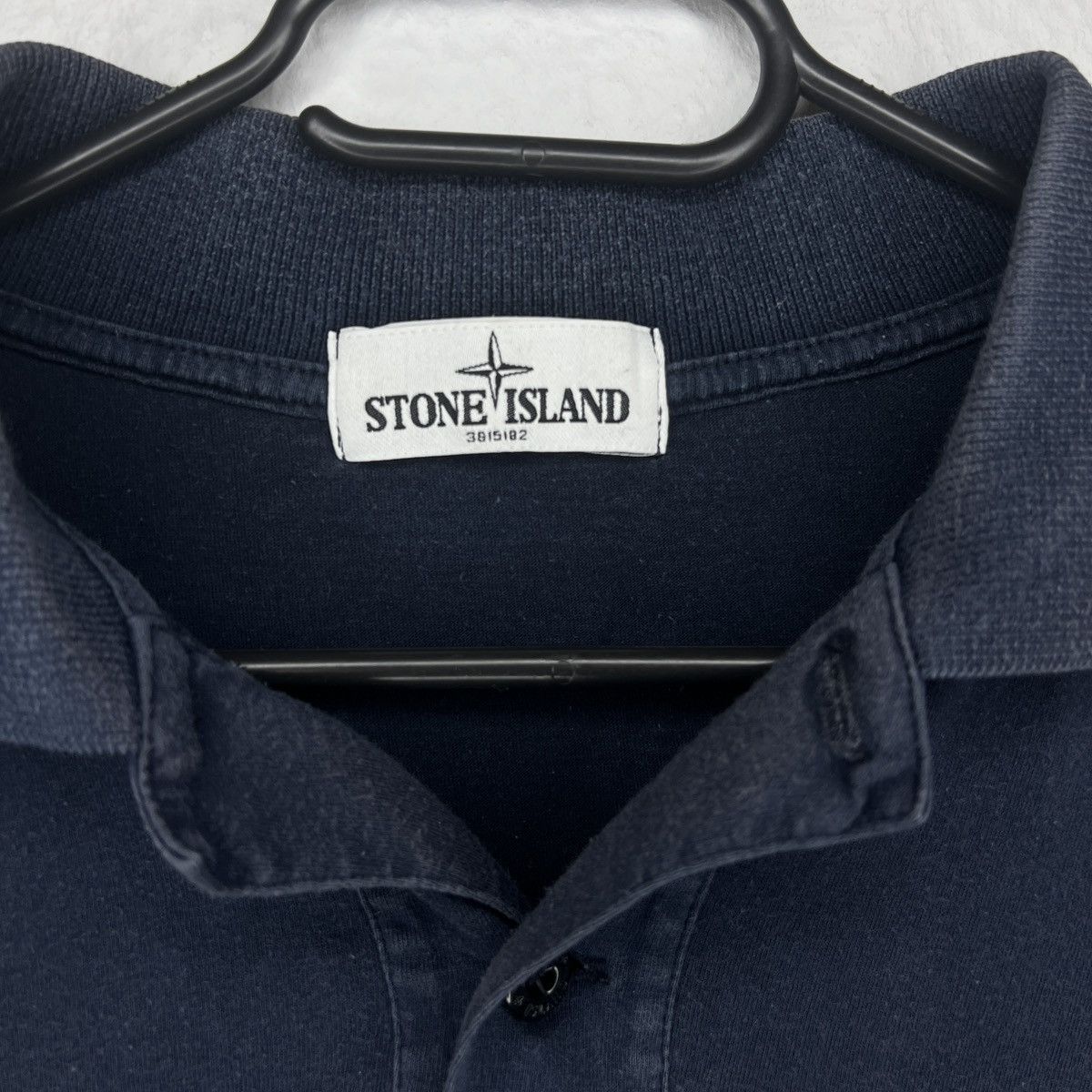 Stone Island Stone Island Polo Tee Tshirt Navy Logo Wind Rose Size US XXL / EU 58 / 5 - 4 Thumbnail