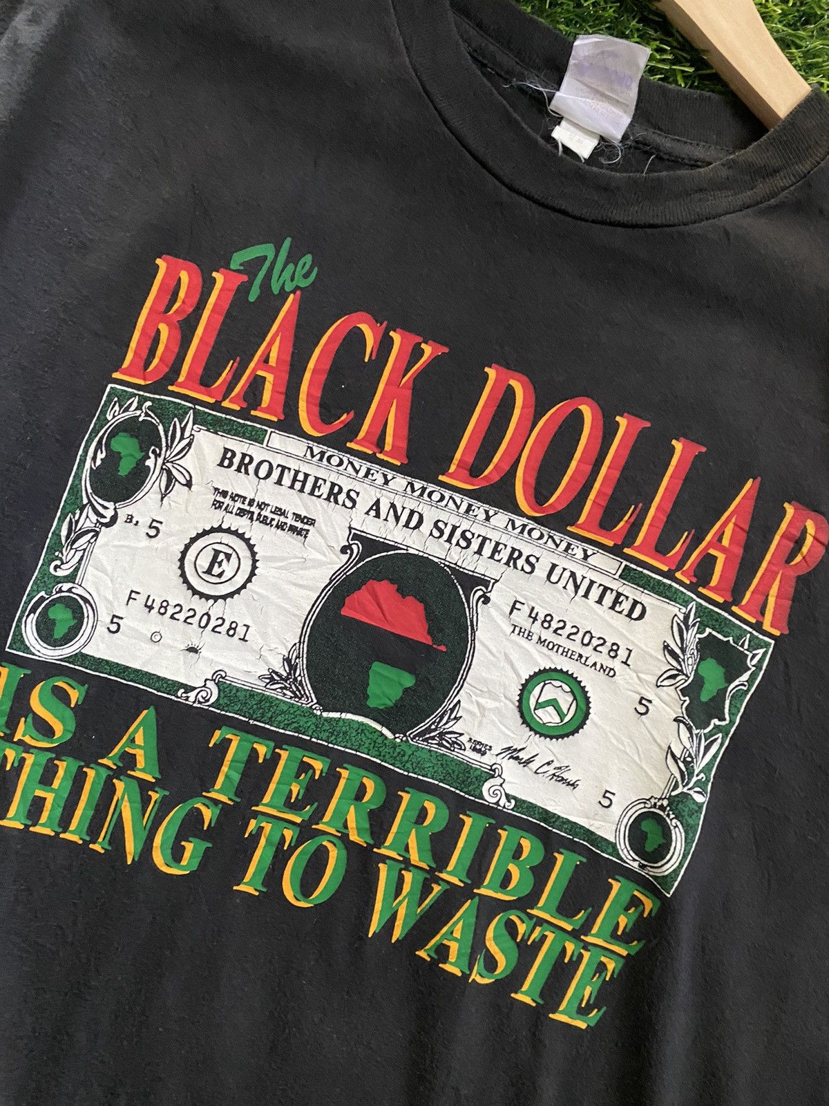 Vintage Vintage Bootleg Black Dollar Size US L / EU 52-54 / 3 - 2 Thumbnail