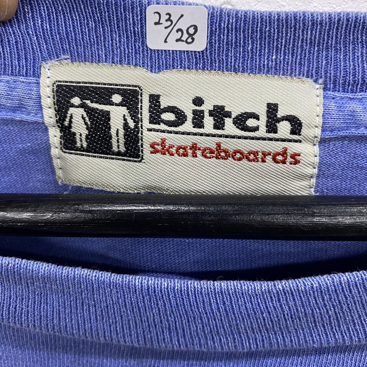 Vintage *Vintage BITCH Streetwear spellout logo Men Tshirt Size US XL / EU 56 / 4 - 10 Thumbnail