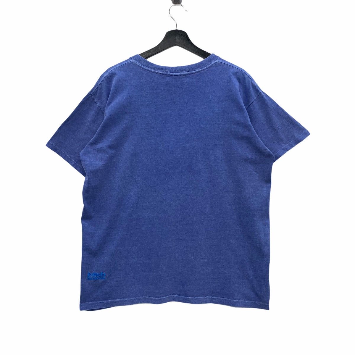 Vintage *Vintage BITCH Streetwear spellout logo Men Tshirt Size US XL / EU 56 / 4 - 4 Thumbnail