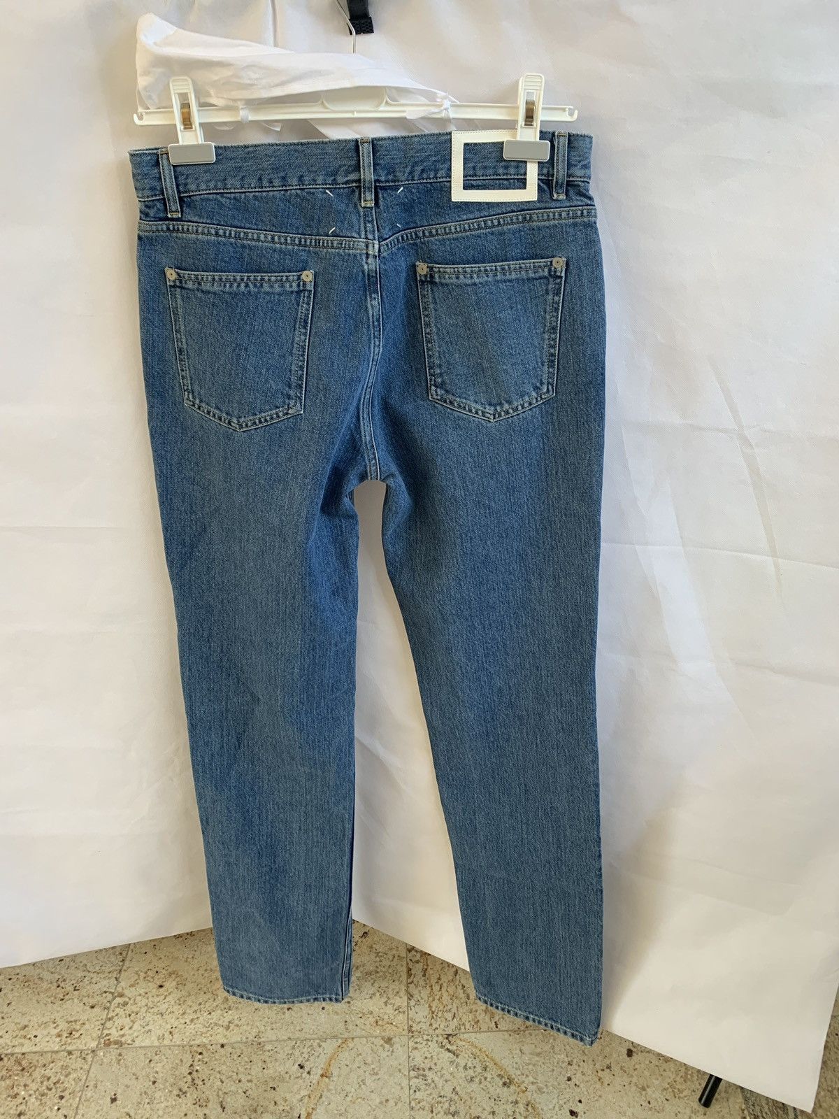 Maison Margiela Stereotype Regular Jean in Light Blue Size US 32 / EU 48 - 10 Thumbnail