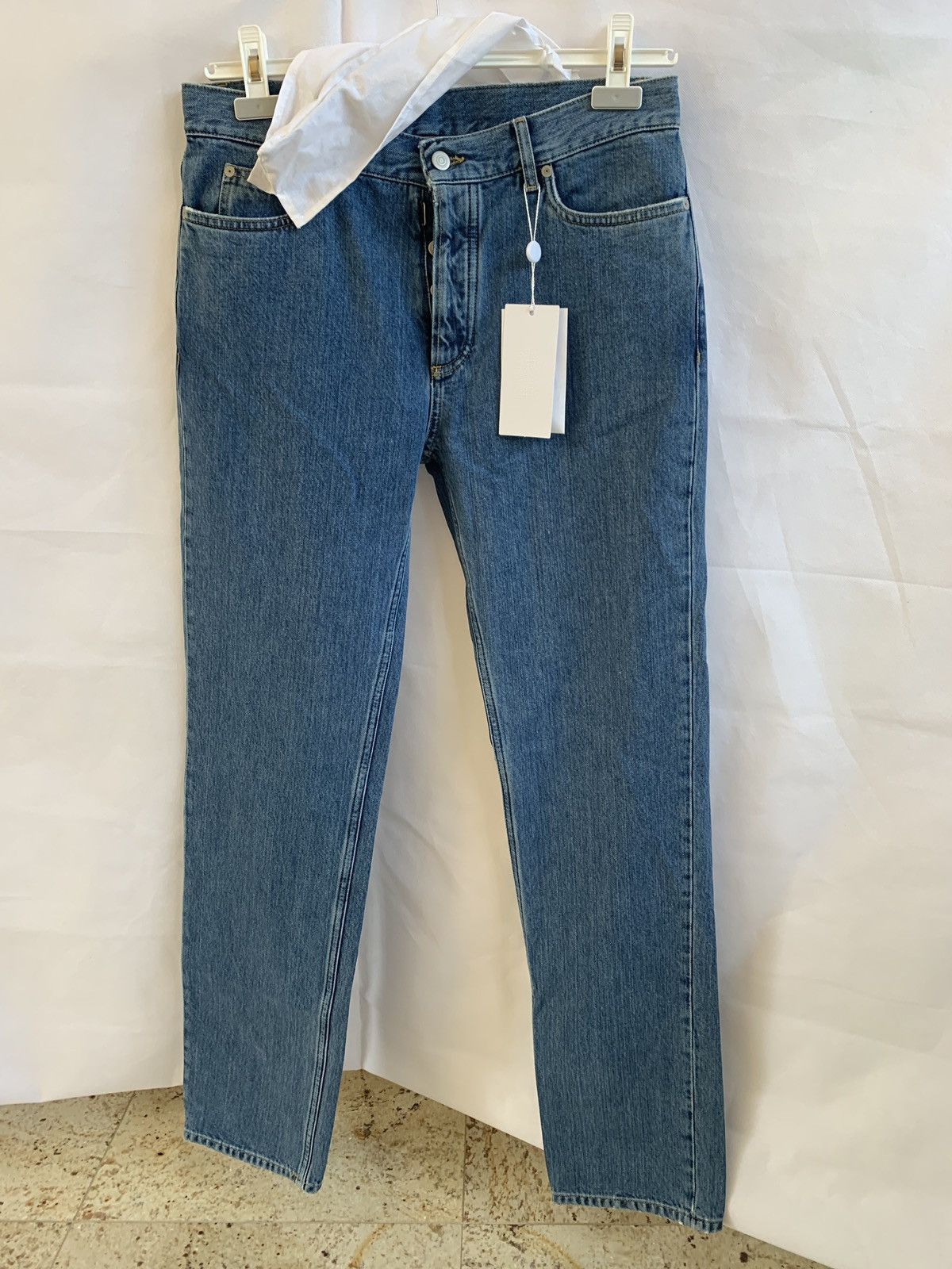 Maison Margiela Stereotype Regular Jean in Light Blue Size US 32 / EU 48 - 3 Thumbnail