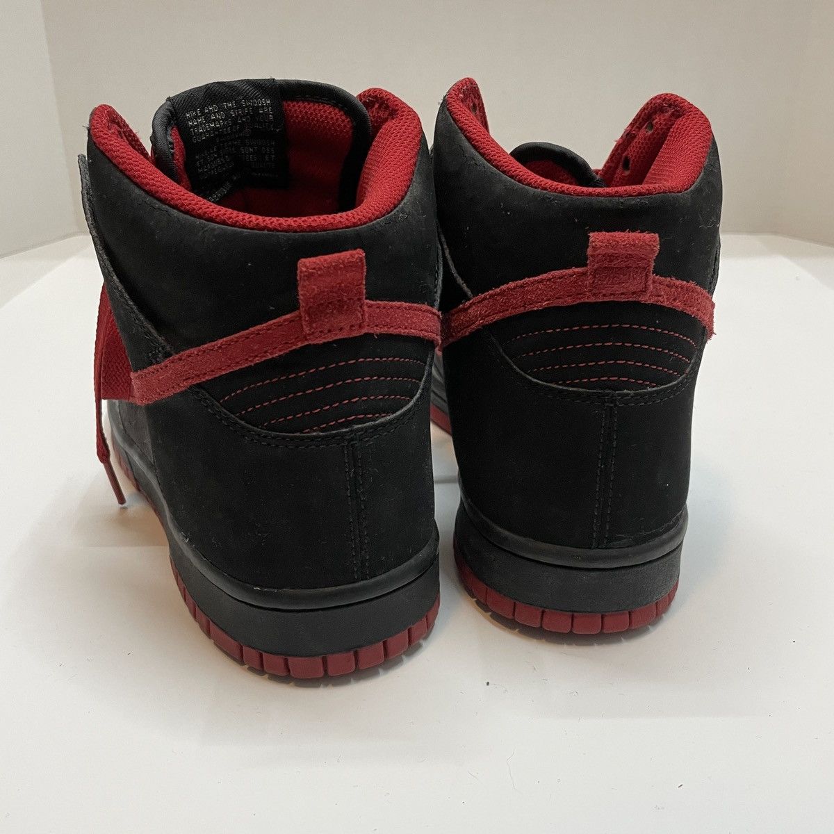 Nike Nike Dunk High Medium Grey / Varsity Red-Black 2008 Size 8.5 Size US 8.5 / EU 41-42 - 6 Thumbnail