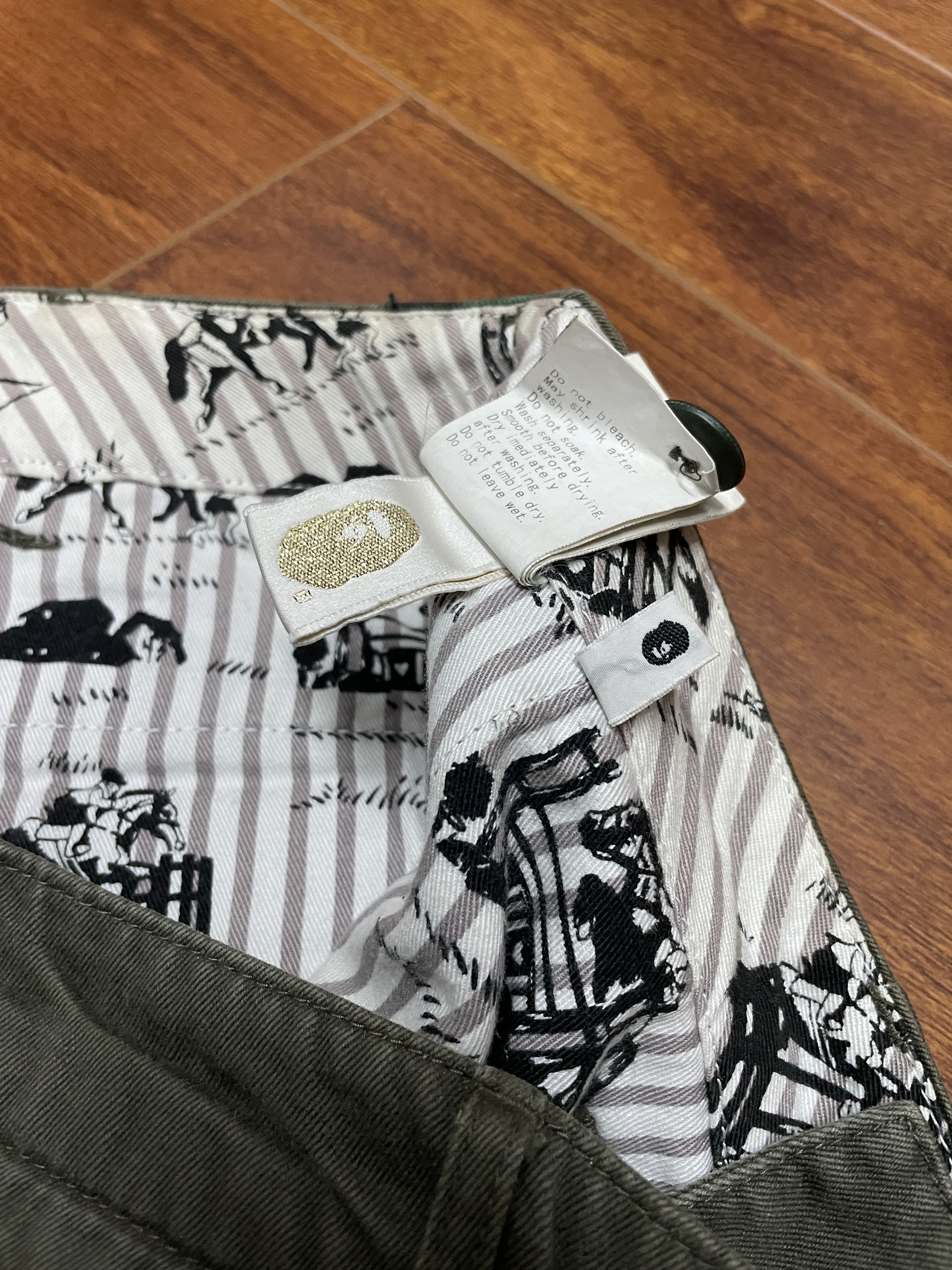 Bape 2004 Bape Camo Side Stripe Khaki Chino Pants Size Medium Size US 32 / EU 48 - 7 Thumbnail