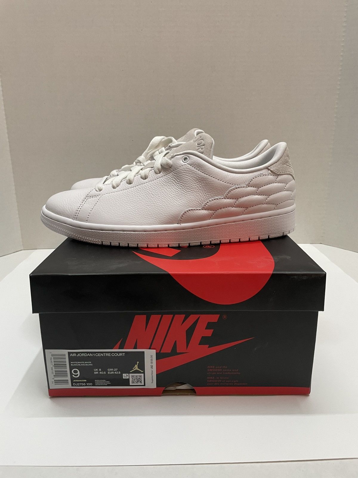 Jordan Brand × Nike Jordan 1 Centre Court Triple White DJ2756-100 Size US 9 / EU 42 - 6 Thumbnail