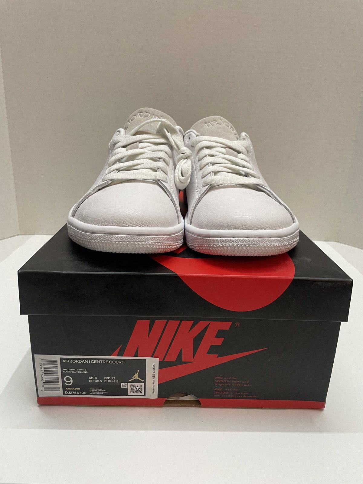 Jordan Brand × Nike Jordan 1 Centre Court Triple White DJ2756-100 Size US 9 / EU 42 - 4 Thumbnail