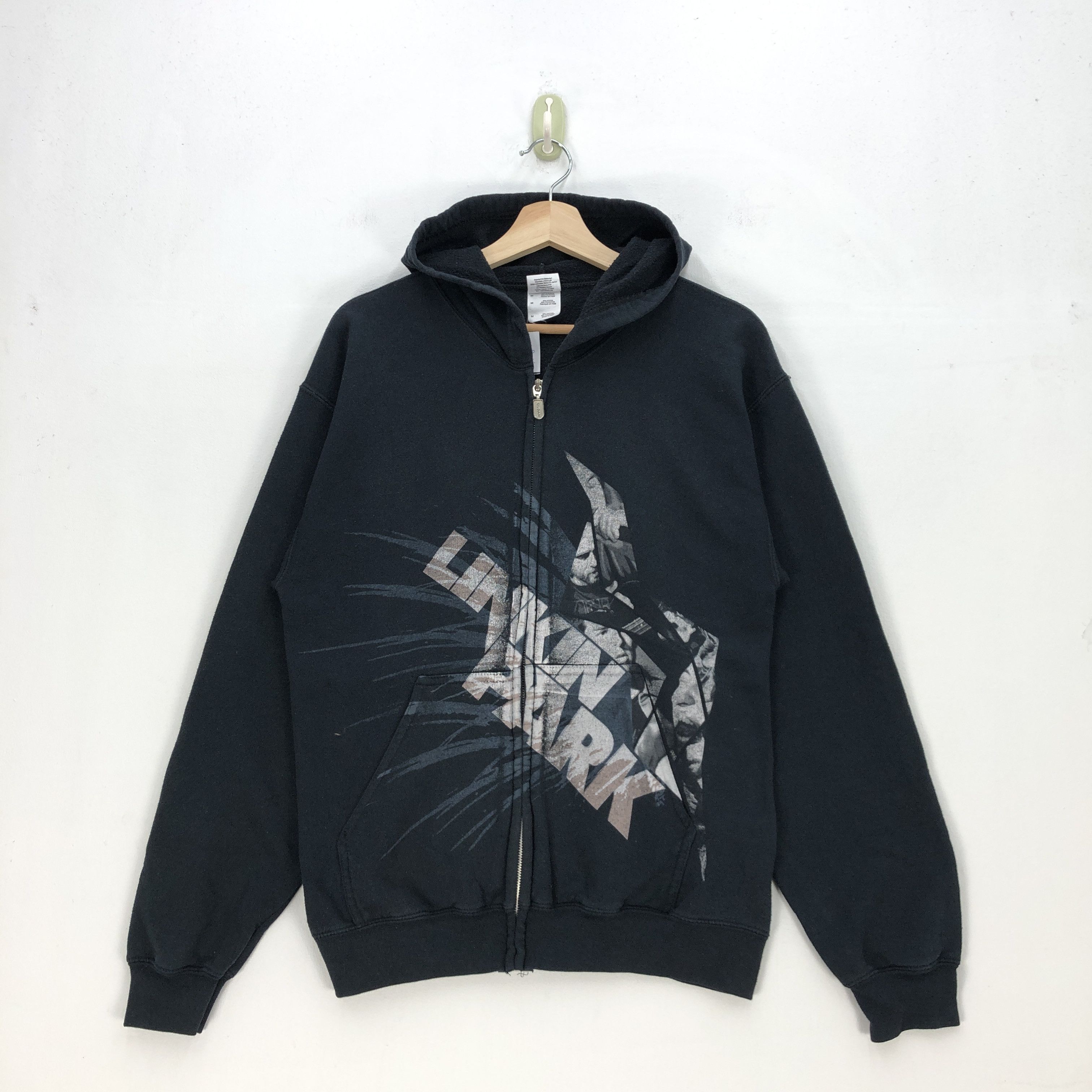 Band Tees × Vintage Linkin Park Hoodie Sweater Tour Band Sweater Hooded Size US M / EU 48-50 / 2 - 1 Thumbnail