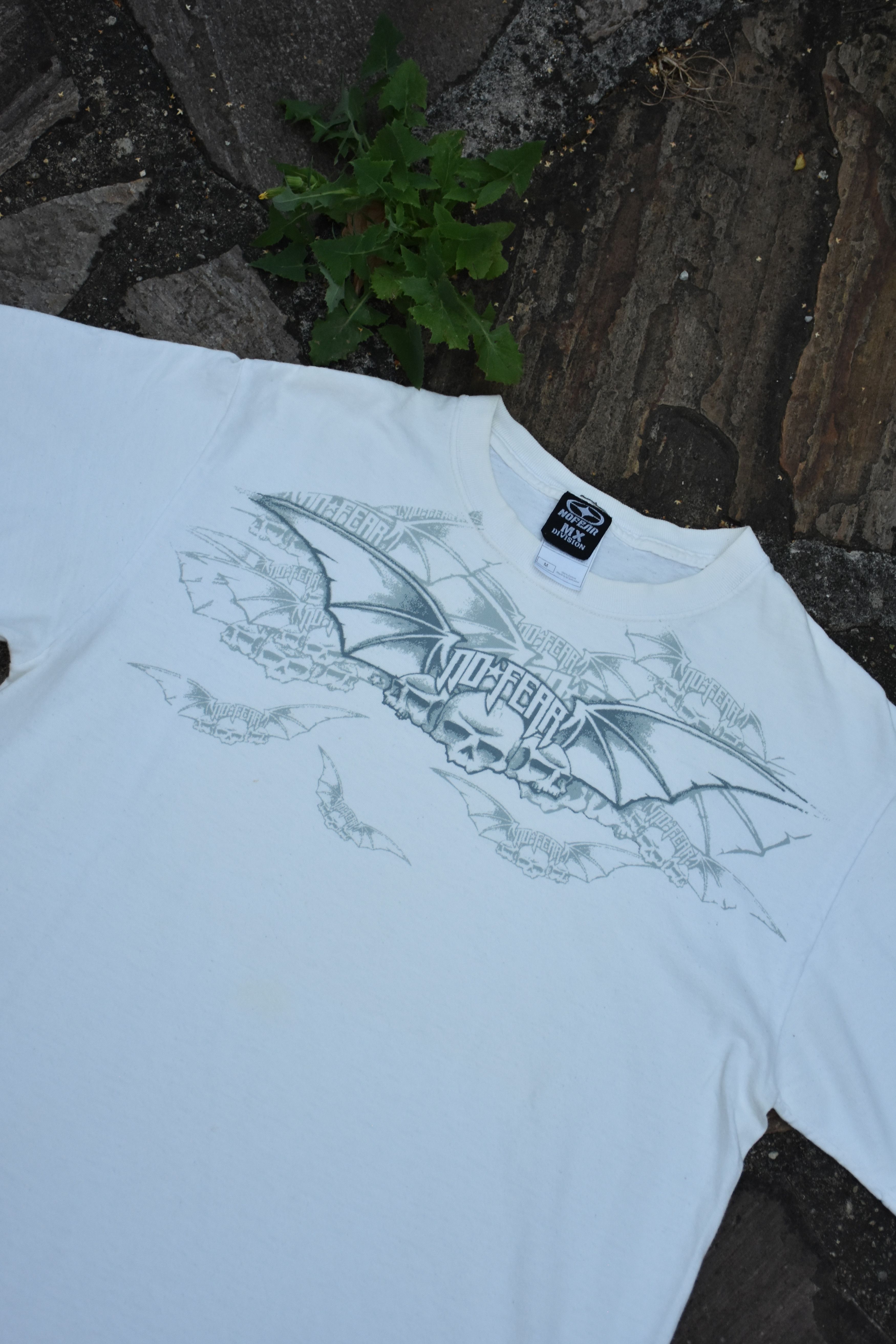 No Fear Vintage No Fear tshirt skull bat front print Size US M / EU 48-50 / 2 - 3 Thumbnail