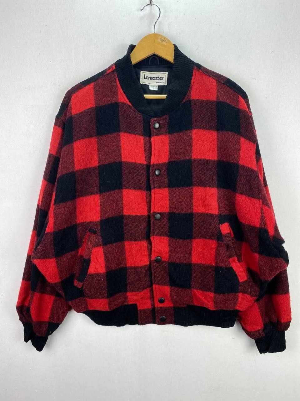 Japanese Brand japanese brands bomber wool checkered jacket nice design Size US XXL / EU 58 / 5 - 1 Thumbnail