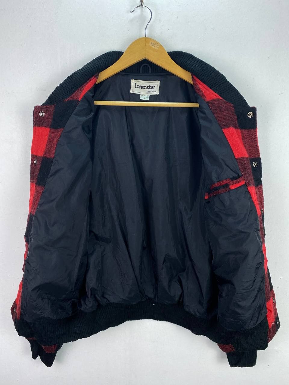 Japanese Brand japanese brands bomber wool checkered jacket nice design Size US XXL / EU 58 / 5 - 5 Thumbnail