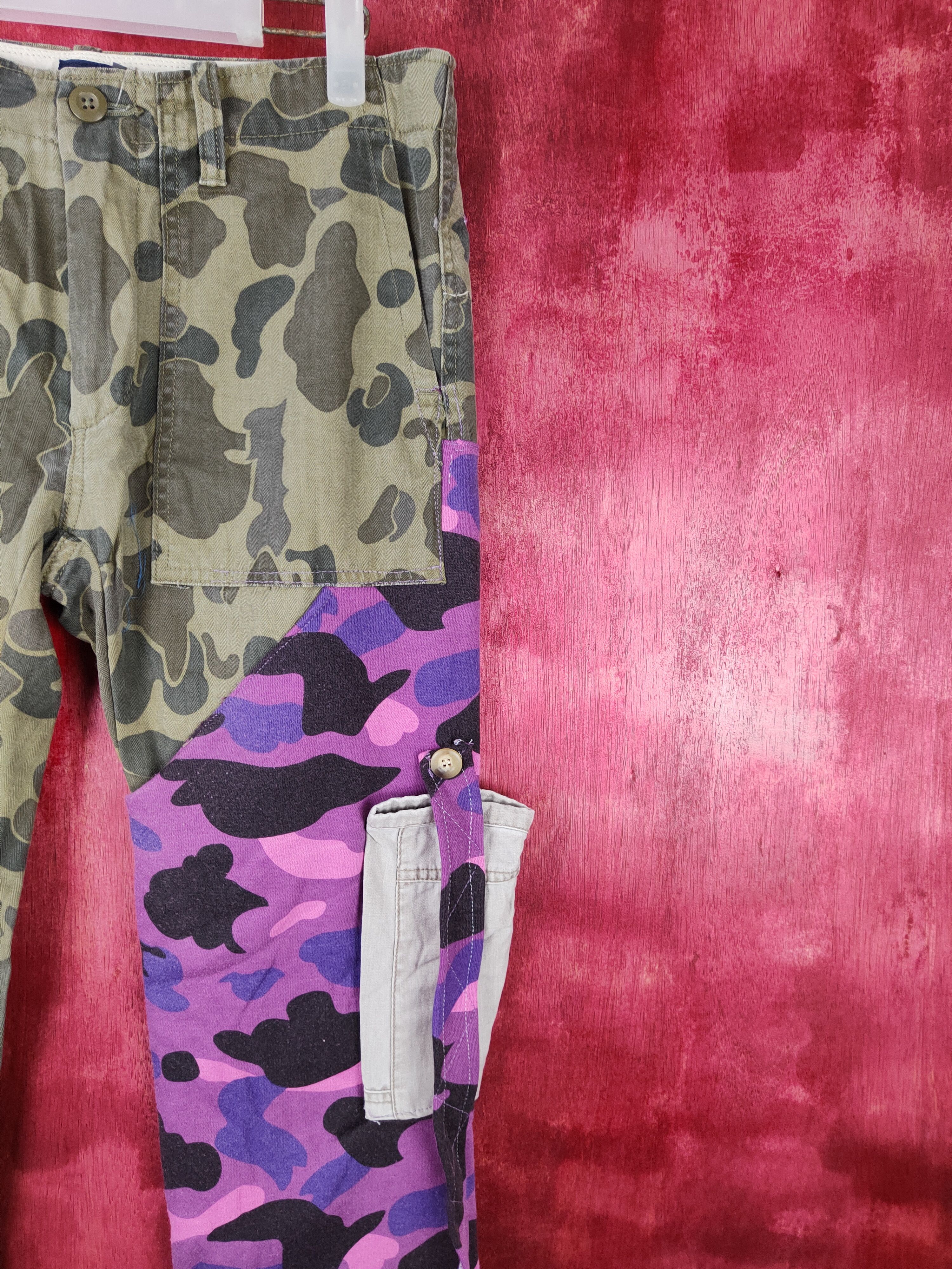 Gap GAP custom reworked Multi Pocket Tactical Cargo Pants #5155 Size US 30 / EU 46 - 5 Thumbnail