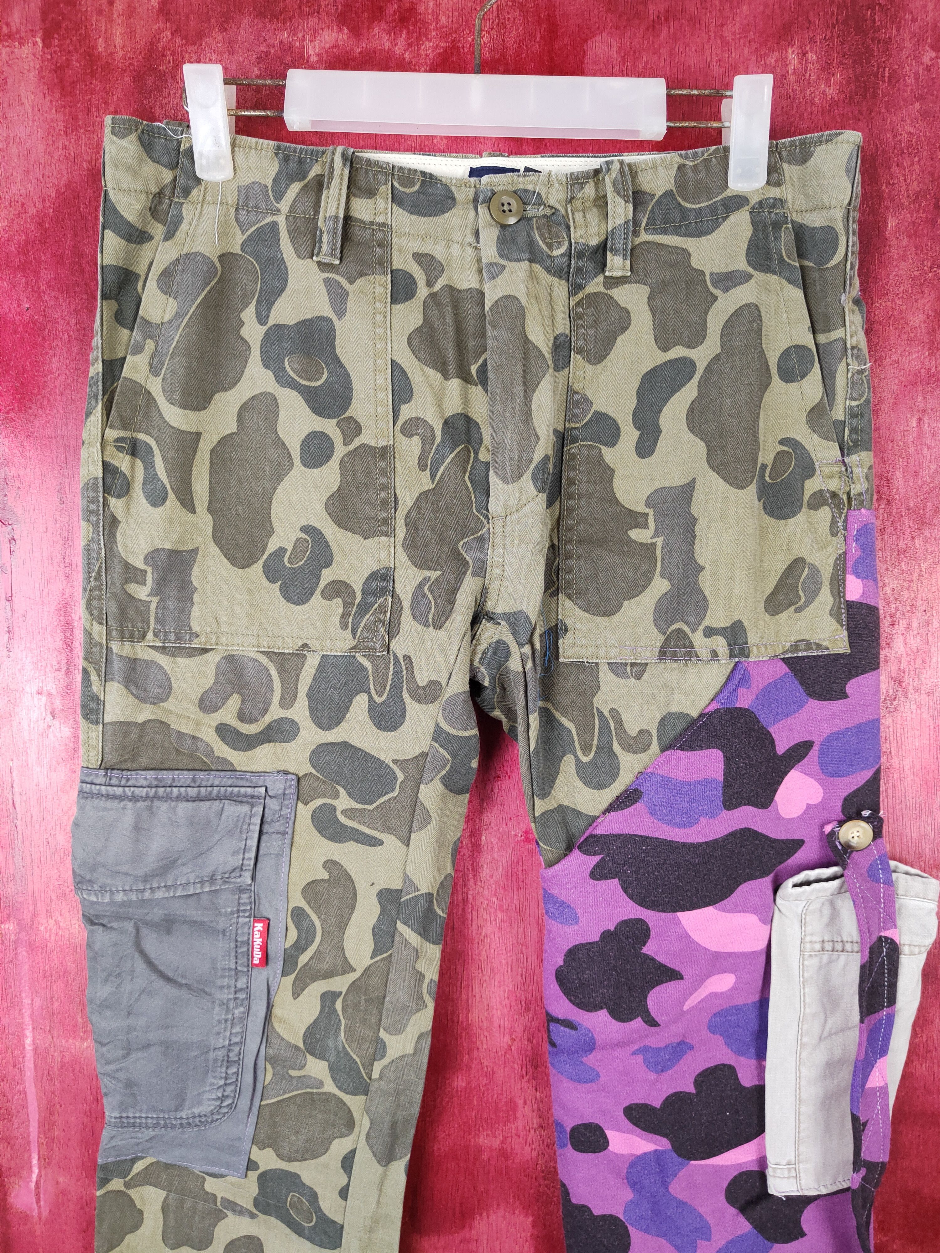 Gap GAP custom reworked Multi Pocket Tactical Cargo Pants #5155 Size US 30 / EU 46 - 2 Thumbnail