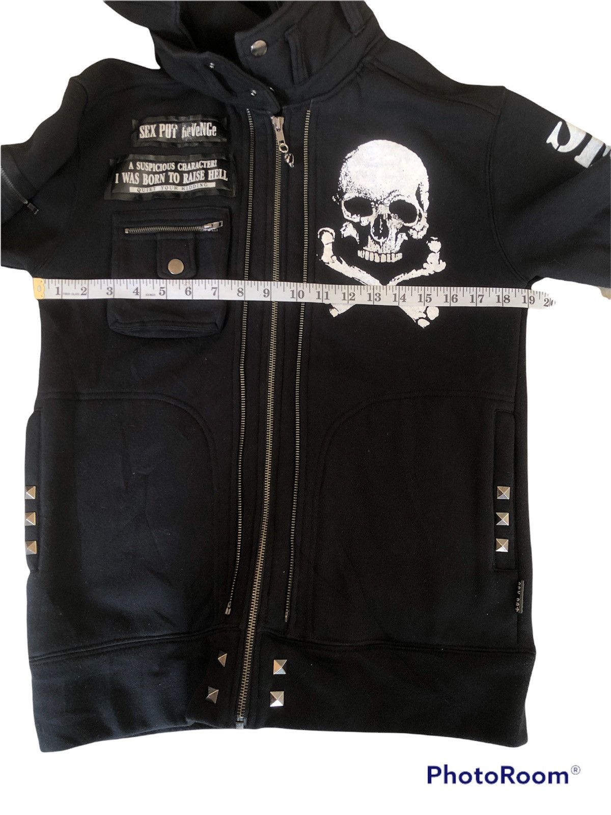 Sex Pot Revenge Punk Big Logo Sweater Jacket Hoodie