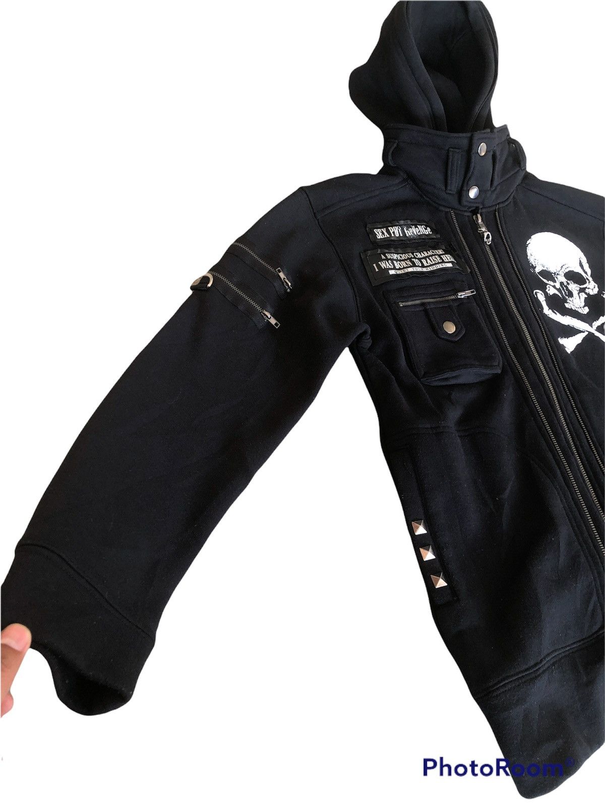 Sex Pot ReVeNGe Sex Pot Revenge Punk Big Logo Sweater Jacket Hoodie Size US L / EU 52-54 / 3 - 3 Thumbnail