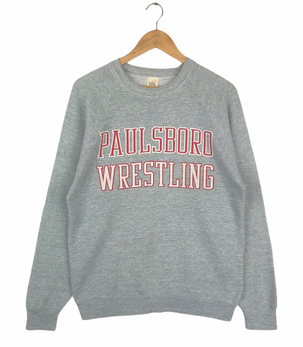 Vintage Vintage 90s Paulsboro Wrestling Crewneck Size US L / EU 52-54 / 3 - 1 Thumbnail