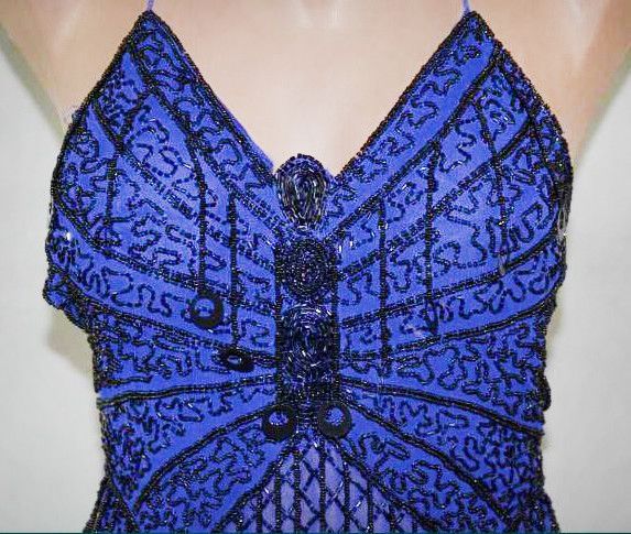 Other y2k halter beaded butterfly top lace up sz XS/S Size S / US 4 / IT 40 - 2 Thumbnail