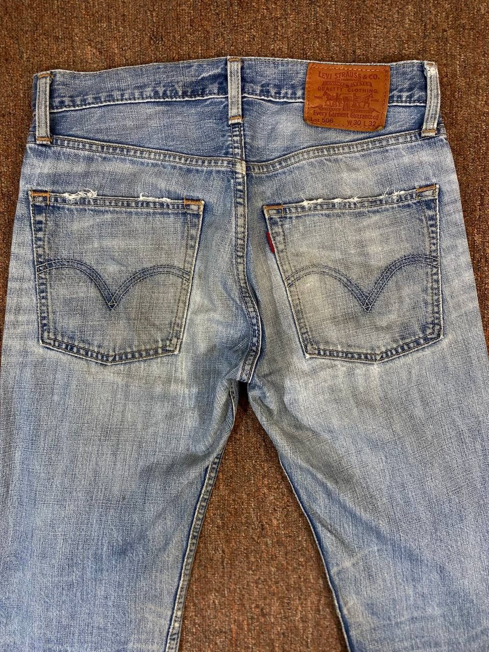 Levi's vintage levis 506 distressed denim custom shashiko Size US 32 / EU 48 - 4 Thumbnail