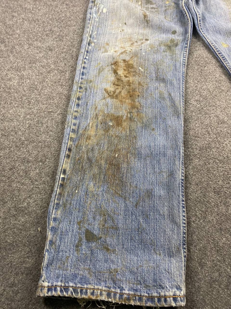 Levi's vintage levis 529 paint splatter distressed denim Size US 38 / EU 54 - 9 Thumbnail