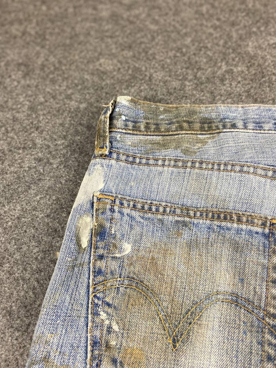 Levi's vintage levis 529 paint splatter distressed denim Size US 38 / EU 54 - 4 Thumbnail