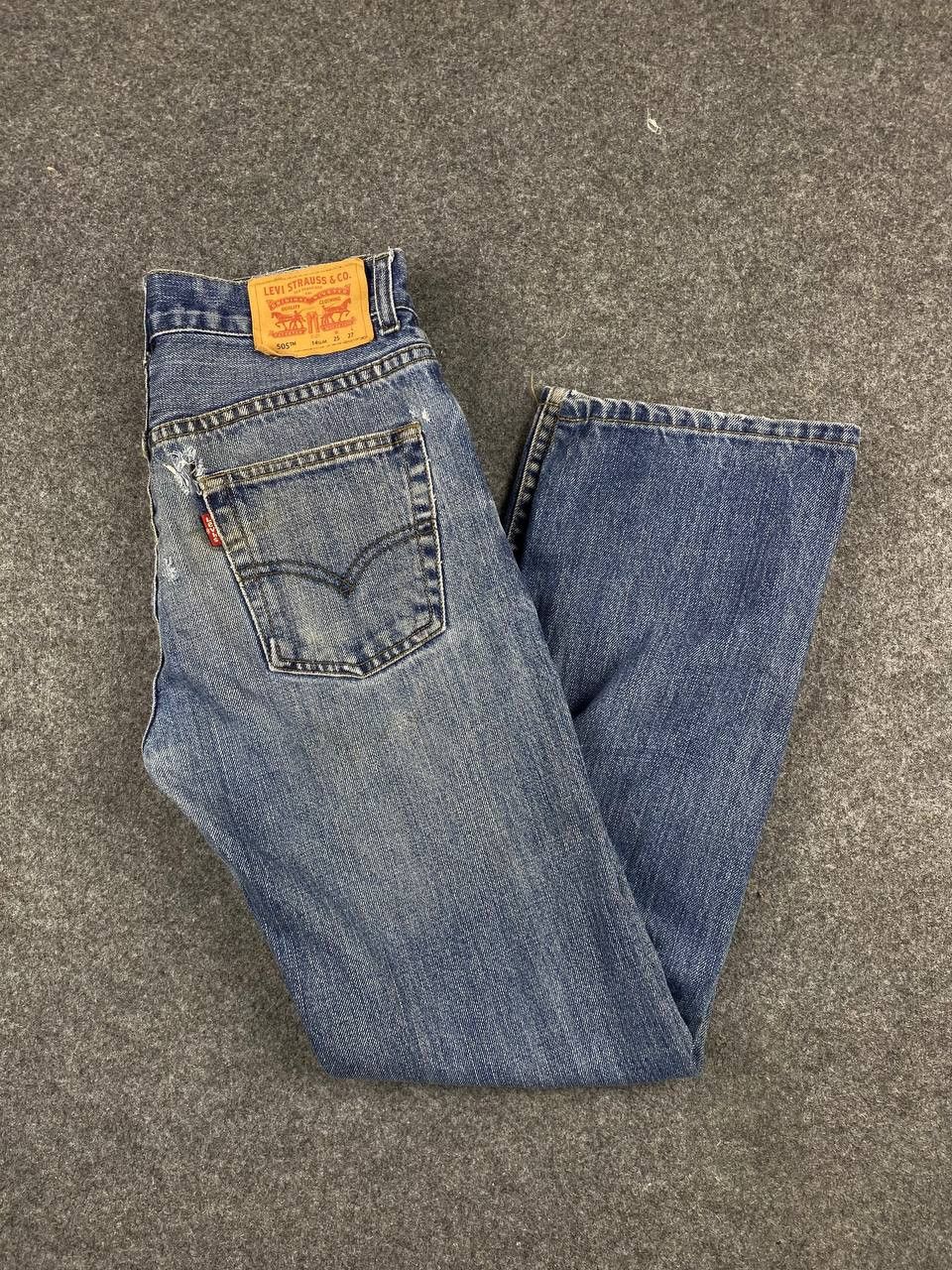 Levi's levis 505 regular fit slightly distressed denim Size US 28 / EU 44 - 2 Thumbnail