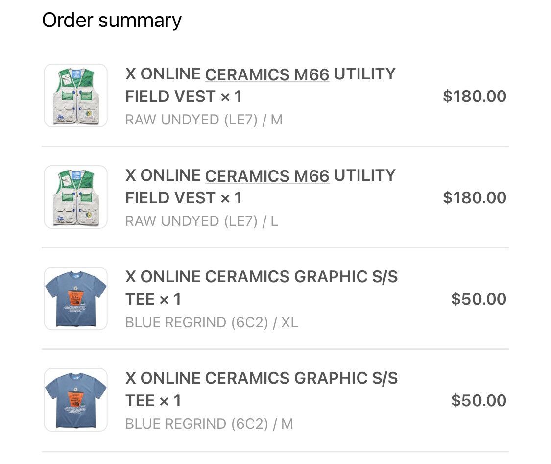 Online Ceramics × The North Face Online Ceramics x The North Face Tee Blue Regrind Medium Size US M / EU 48-50 / 2 - 5 Thumbnail