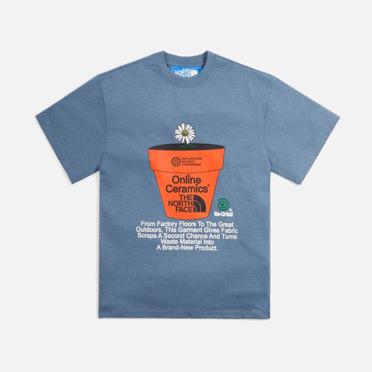 Online Ceramics × The North Face Online Ceramics x The North Face Tee Blue Regrind Medium Size US M / EU 48-50 / 2 - 3 Thumbnail