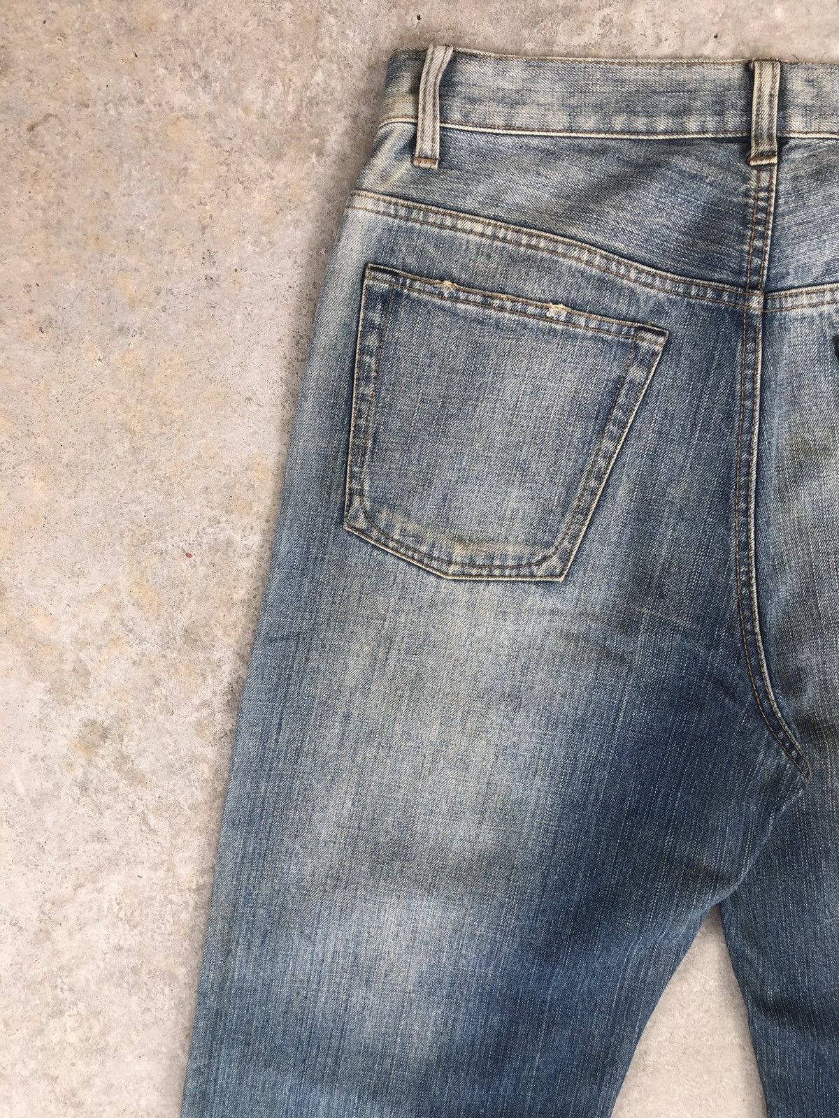 Karakuri Tamashii Karakuri Tamashii Embroidered Jeans Distressed Jeans Size US 33 - 9 Thumbnail