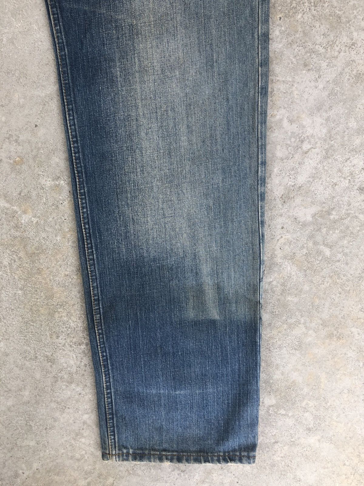 Karakuri Tamashii Karakuri Tamashii Embroidered Jeans Distressed Jeans Size US 33 - 7 Thumbnail