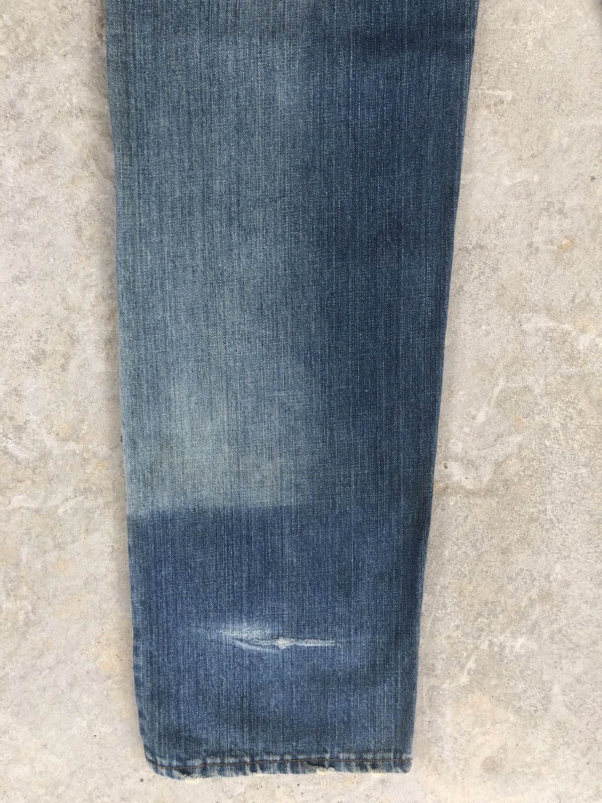Karakuri Tamashii Karakuri Tamashii Embroidered Jeans Distressed Jeans Size US 33 - 11 Thumbnail