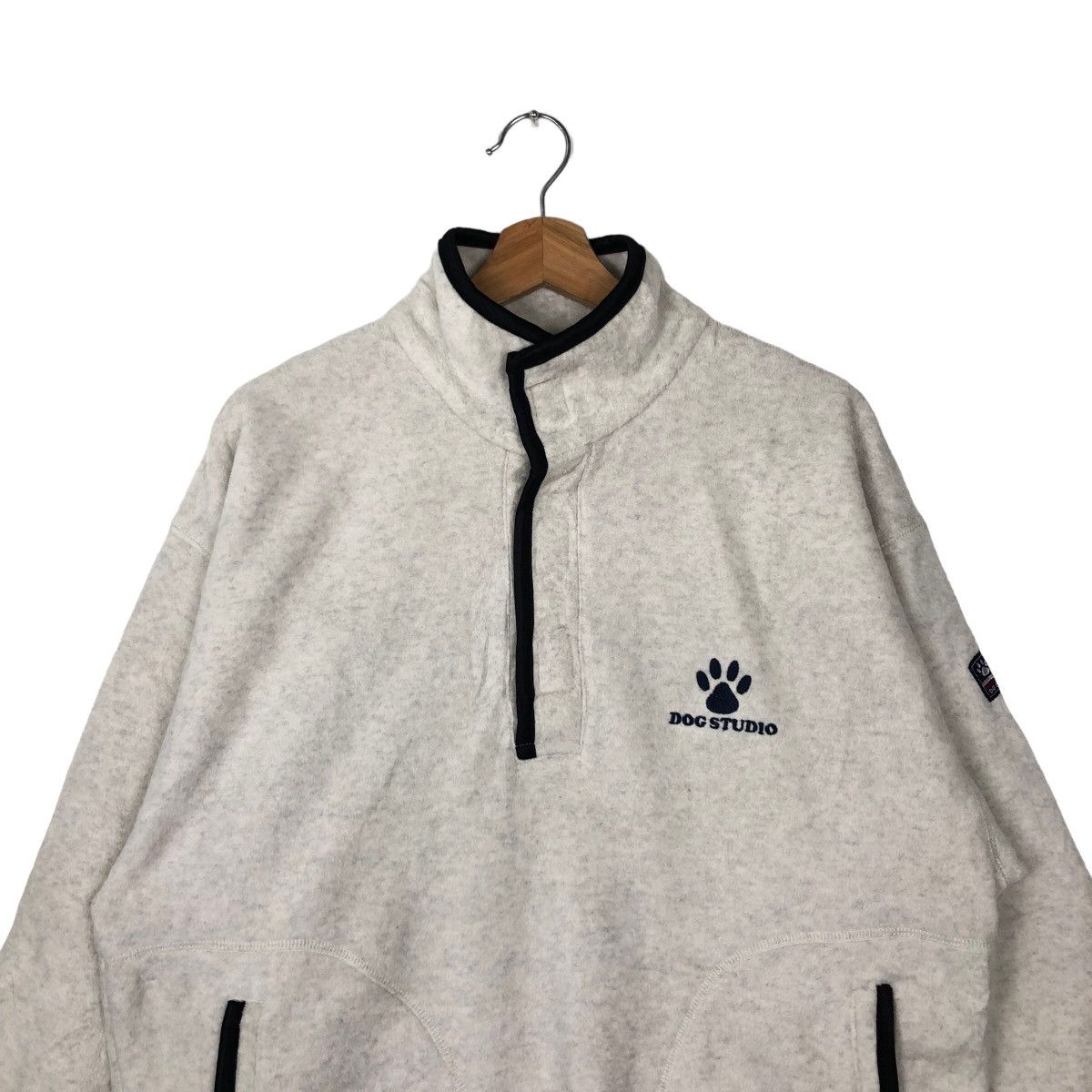 Japanese Brand VINTAGE FLEECE JACKET DOG STUDIO JAPAN Size US L / EU 52-54 / 3 - 2 Thumbnail