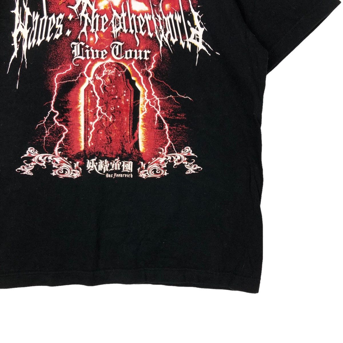 Japanese Brand HADES THE OTHER WORLD LIVE TOUR BAND TEE BIG LOGO Size US M / EU 48-50 / 2 - 4 Thumbnail