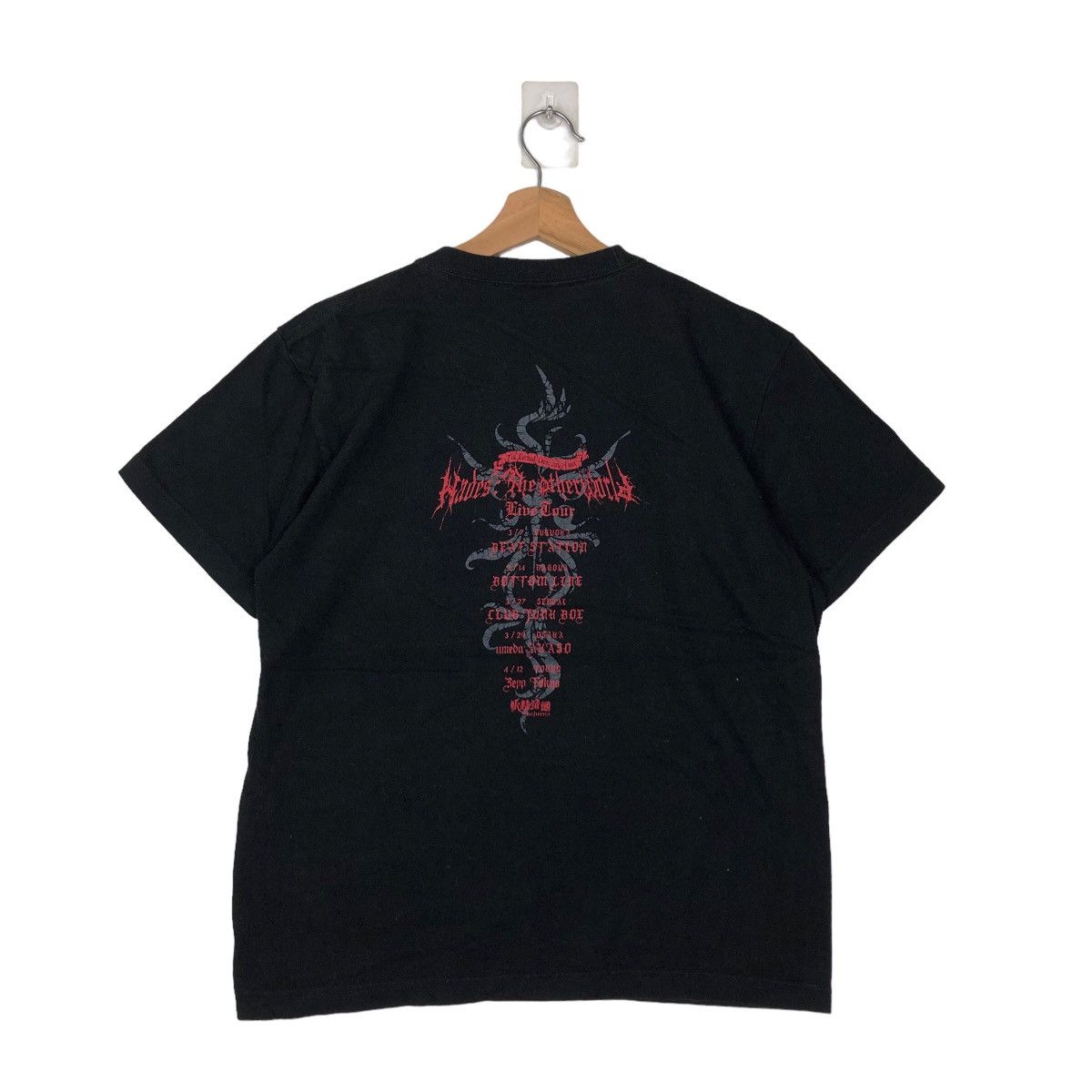 Japanese Brand HADES THE OTHER WORLD LIVE TOUR BAND TEE BIG LOGO Size US M / EU 48-50 / 2 - 7 Thumbnail