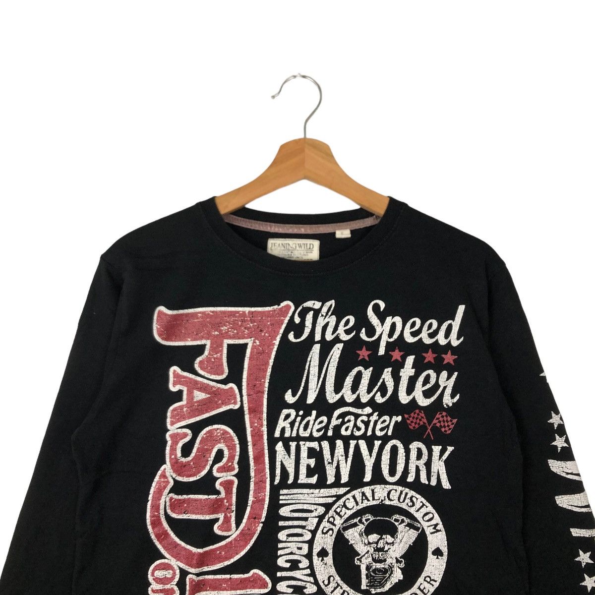 Japanese Brand RARE PUNK DESIGN SWEATSHIRT JEANING WILD CHROME HEARTS STYLE Size US M / EU 48-50 / 2 - 2 Thumbnail